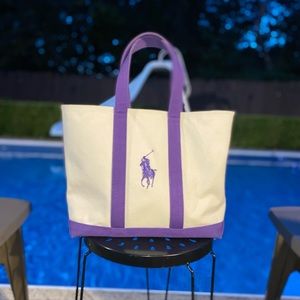 Ralph Lauren Canvas Tote Bag